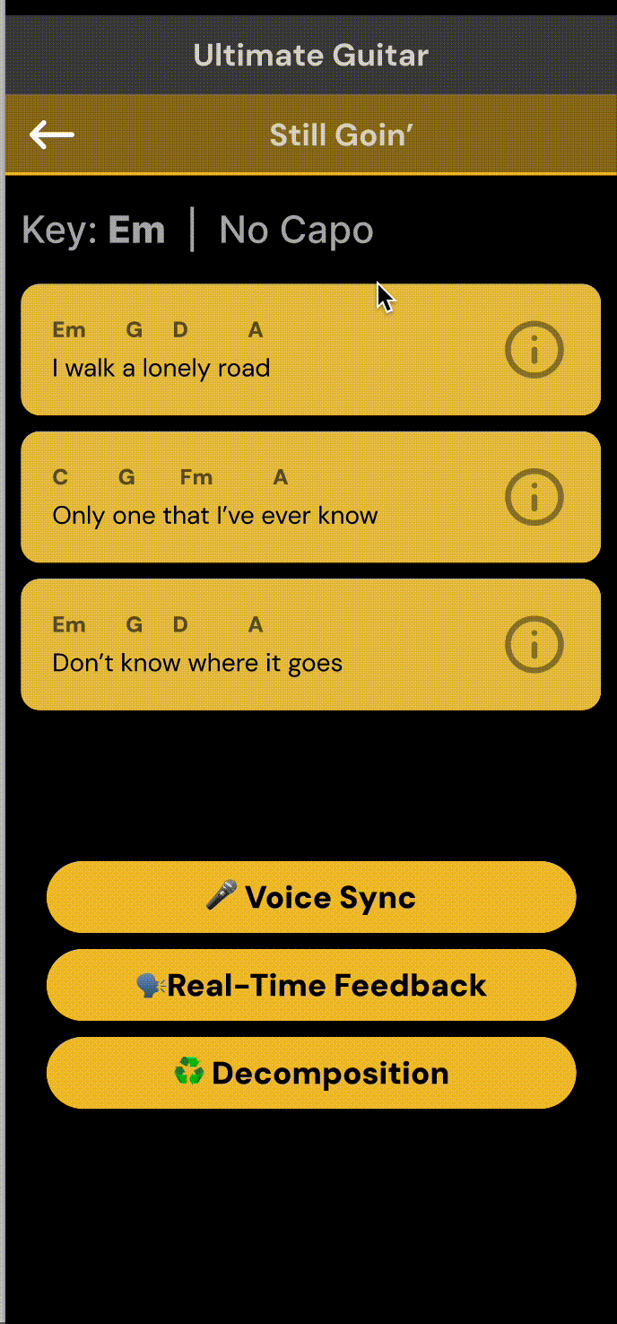 High-fidelity prototype walkthrough