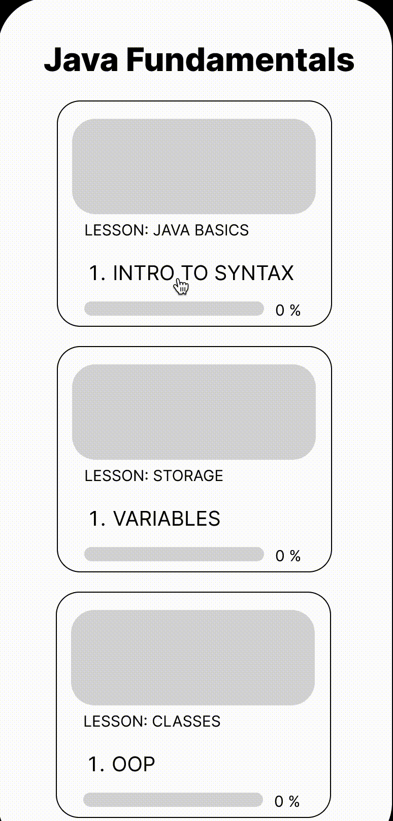 Programming intro high-fidelity prototype walkthrough