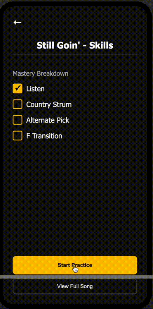 Wireframes and mid-fidelity screens